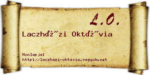 Laczházi Oktávia névjegykártya